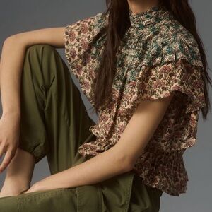 Anthropologie Peasant Top